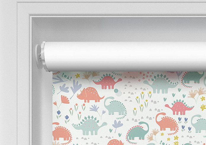 Dino Floral, Cretaceous Corals - Twist&Fit Roller Blind - Image 10